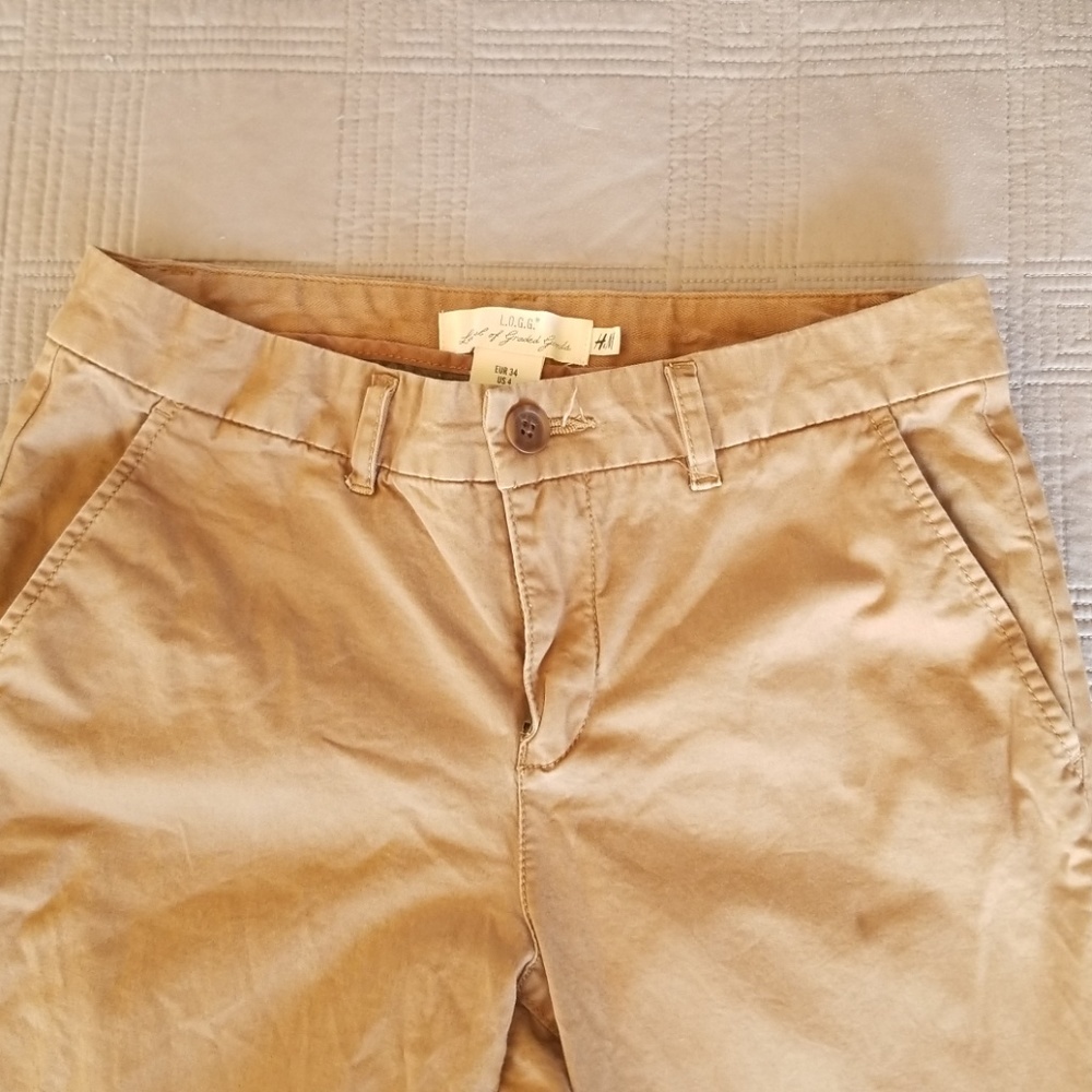 H&M light brown slacks